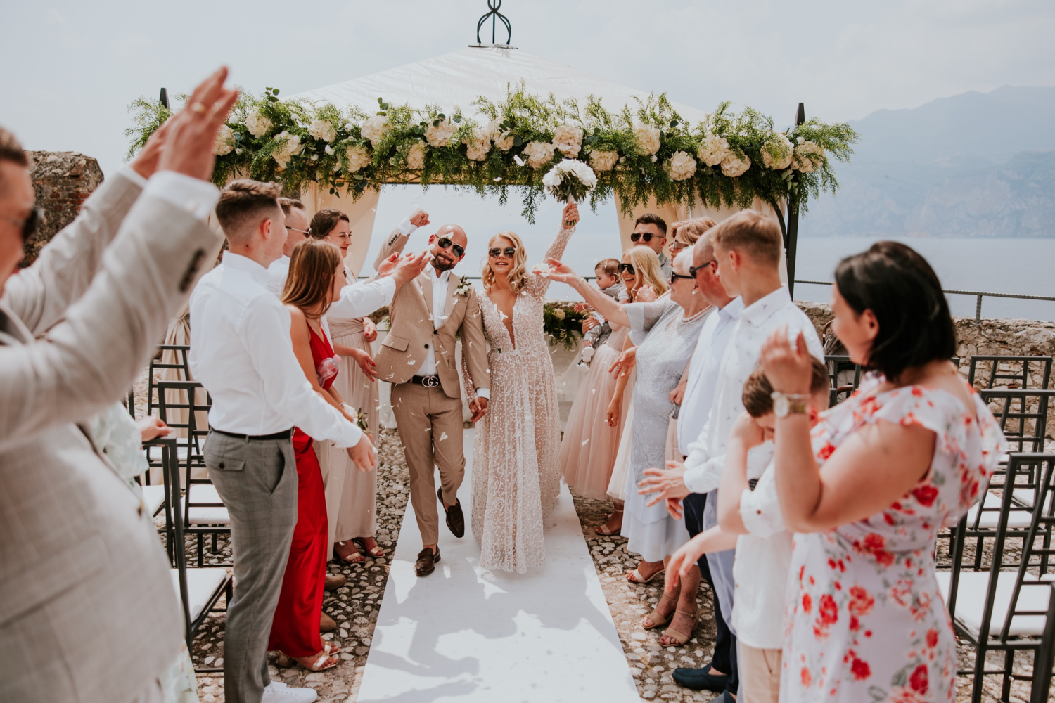 Ślub plenerowy Kingi i Grzegorza nad Jeziorem Garda Włochy 2