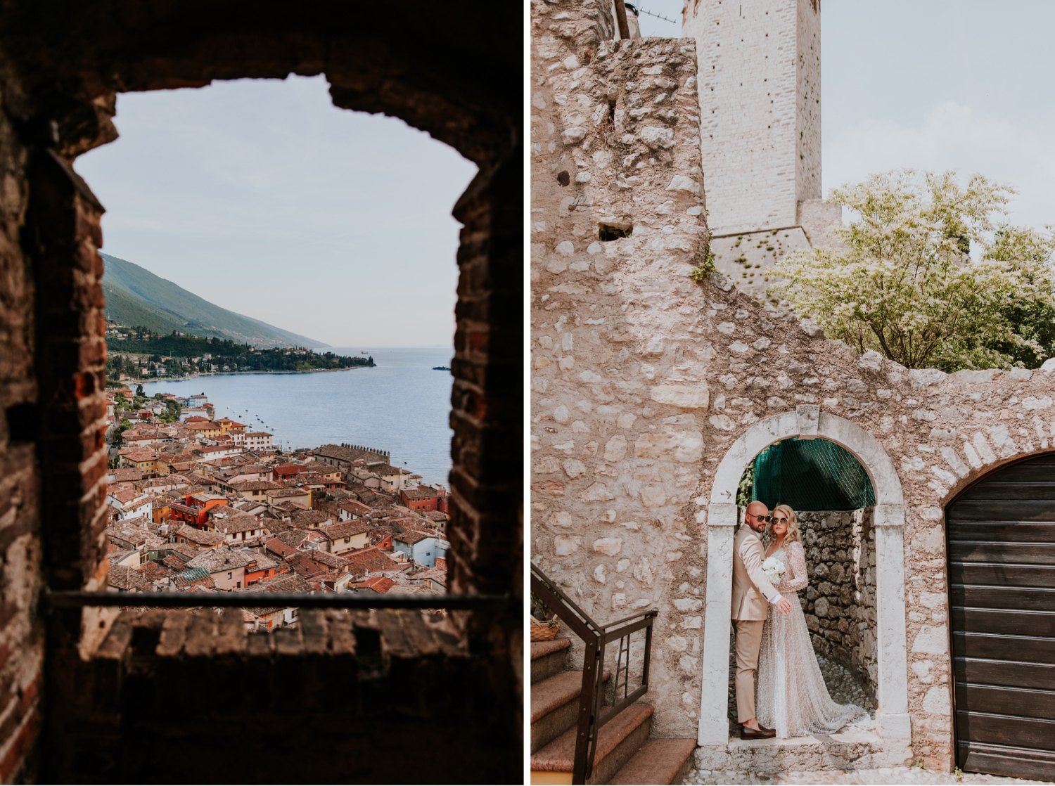 Ślub plenerowy Kingi i Grzegorza nad Jeziorem Garda Włochy 14