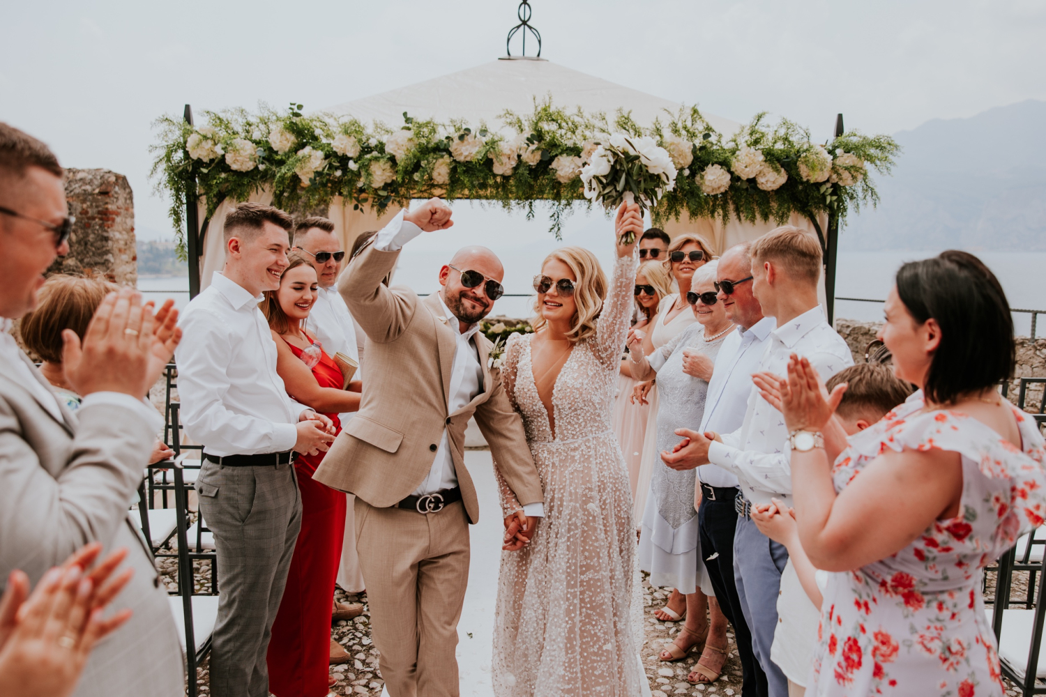 Ślub plenerowy Kingi i Grzegorza nad Jeziorem Garda Włochy 19
