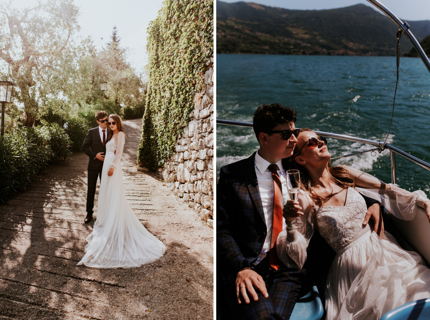 Ślub plenerowy Agnieszki i Kuby nad Lago di Iseo Włochy 21