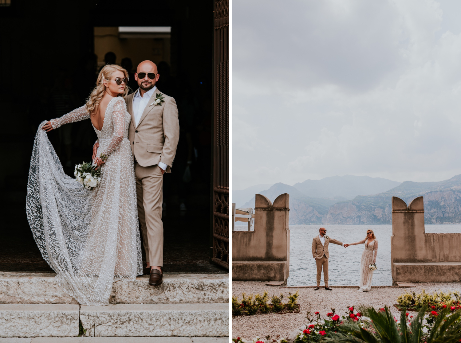 Ślub plenerowy Kingi i Grzegorza nad Jeziorem Garda Włochy 22