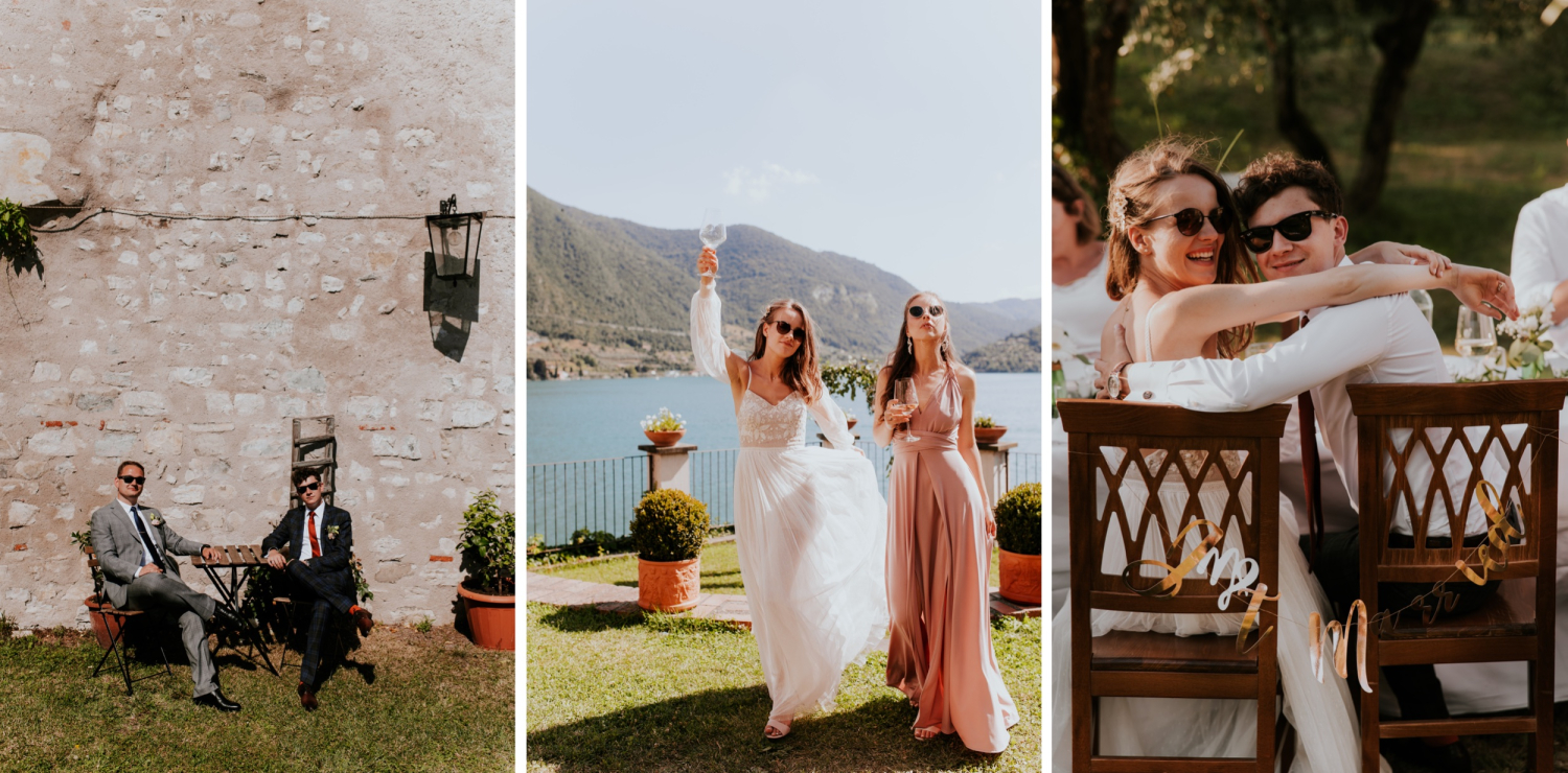Ślub plenerowy Agnieszki i Kuby nad Lago di Iseo Włochy 26