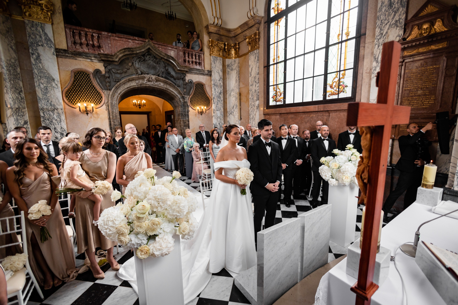 Pałac Goetz elegancki ślub Inez Peter 31