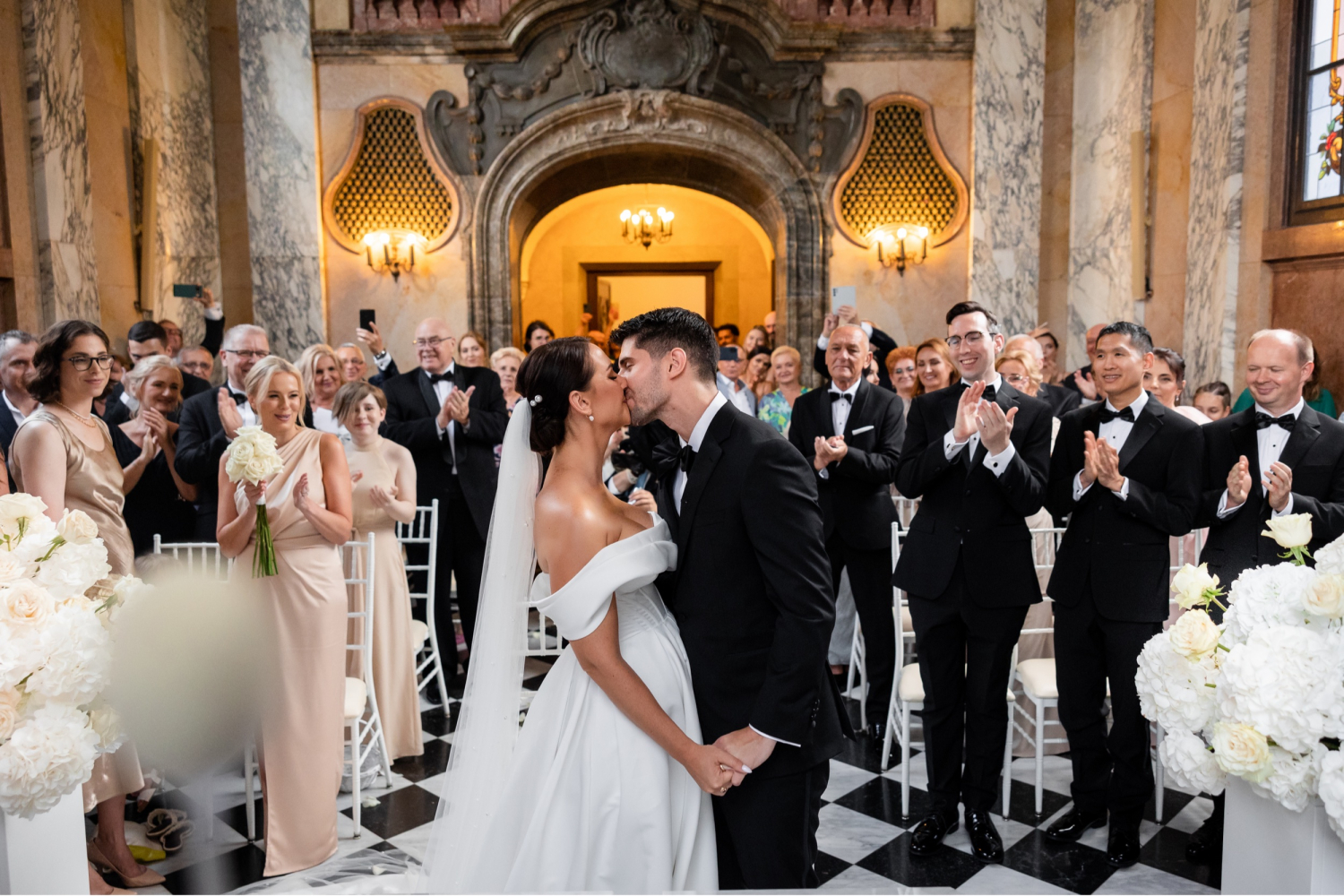 Pałac Goetz elegancki ślub Inez Peter 35