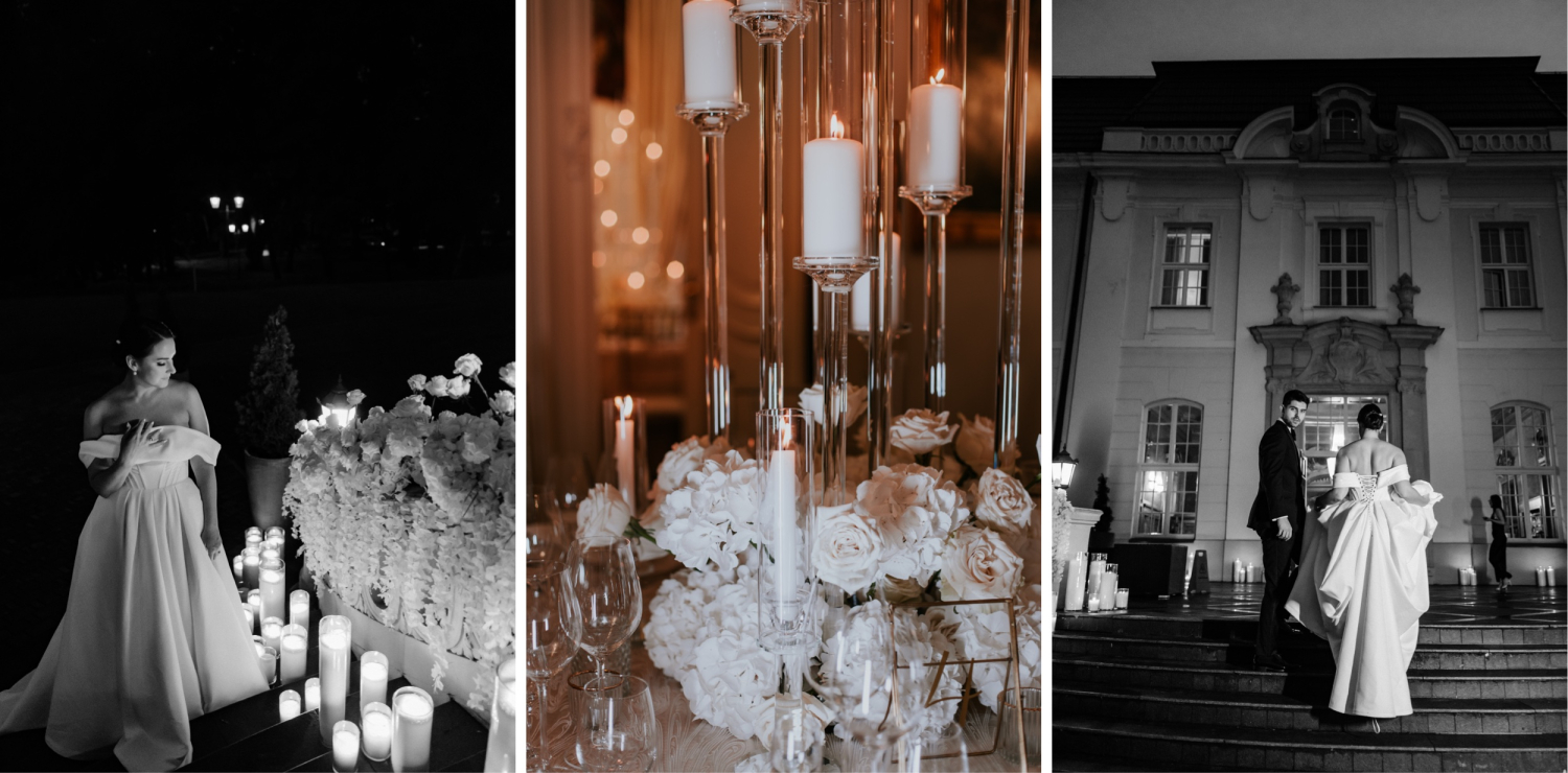 Pałac Goetz elegancki ślub Inez Peter 43